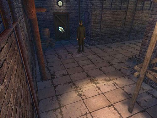 Teraz sterujesz Holmesem - Przejdź na teren fabryki i znajdź Henryego | Wypadek w doku przy Stinging Street - Testament Sherlocka Holmesa - poradnik do gry