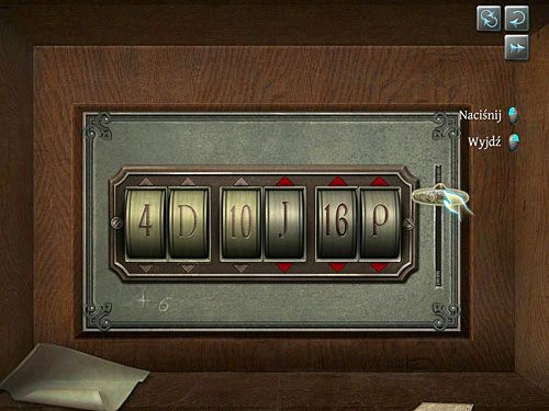 Pojawi się plansza z szyfrem - Zlokalizuj tajne przejście | Wizyta w biurze O. Farleya - Testament Sherlocka Holmesa - poradnik do gry