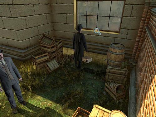 Zainteresuj się zamkniętym oknem kuchni - Holmes uzna, że da sobie z nim radę, potrzebuje tylko cienkiego drutu - Dostań się do domu sędziego | Eksplozja w posiadłości sędziego Becketta - Testament Sherlocka Holmesa - poradnik do gry