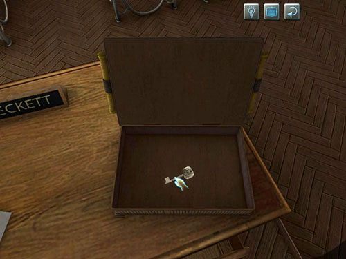 Holmes otworzy pudełko, z którego zabierz klucz - Otwórz skrytkę lady Beckett | Eksplozja w posiadłości sędziego Becketta - Testament Sherlocka Holmesa - poradnik do gry