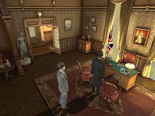 Na biurku sędziego dostrzeż jego ulubione cygaro - Rozejrzyj się po gabinecie sędziego | Eksplozja w posiadłości sędziego Becketta - Testament Sherlocka Holmesa - poradnik do gry