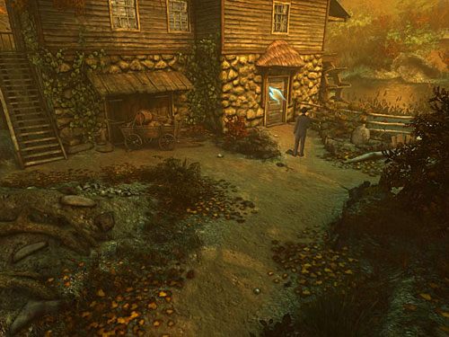 Jako Watson masz przypilnować, by przebywający na parterze mężczyźni nie przeszkodzili Holmesowi w myszkowaniu na poddaszu - Porozum się z anarchistami | Pożar w młynie - Testament Sherlocka Holmesa - poradnik do gry