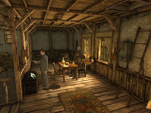 Przyjrzyj się zatem wielkiemu kufrowi stojącemu nieopodal stołu - Porozum się z anarchistami | Pożar w młynie - Testament Sherlocka Holmesa - poradnik do gry