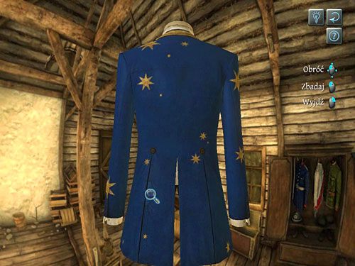Obróć kostium i z tylnej kieszeni wyjmij list od Fergussona, a także klucz uniwersalny - Rozejrzyj się po poddaszu | Pożar w młynie - Testament Sherlocka Holmesa - poradnik do gry