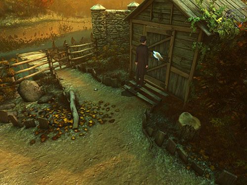 Otwórz jej drzwi kluczem uniwersalnym - Odkryj zawartość schowka w podłodze | Pożar w młynie - Testament Sherlocka Holmesa - poradnik do gry