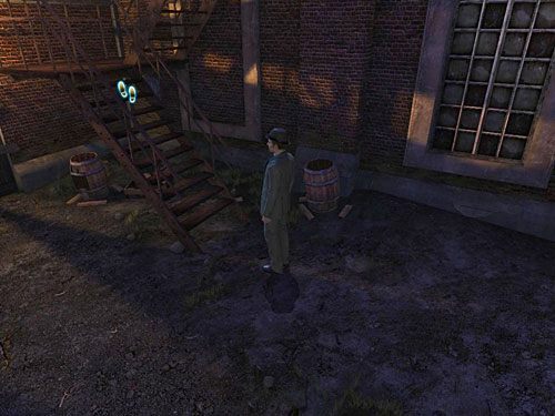 Po schodach wróć na dach magazynu - Dowiedz się, co odbywa się w magazynie | Finał w opuszczonym lunaparku - Testament Sherlocka Holmesa - poradnik do gry