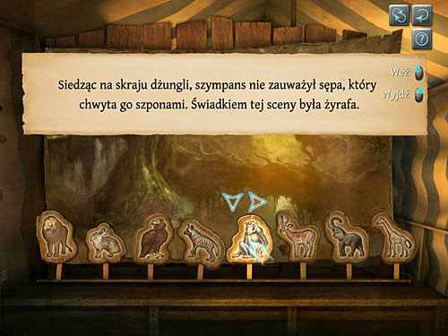 Kliknij zwierzątka, a pojawi się plansza, na której masz ustawić cele zgodnie z informacjami na obu kartkach - Otwórz tajną skrytkę właściciela strzelnicy | Finał w opuszczonym lunaparku - Testament Sherlocka Holmesa - poradnik do gry