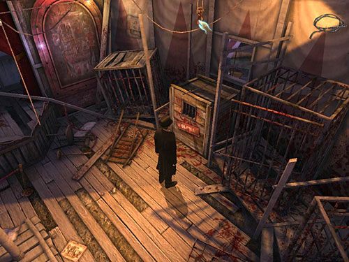 Doczep zatem do haka zabraną z mijanego po drodze baraku linę - Unieszkodliw drugiego strażnika | Finał w opuszczonym lunaparku - Testament Sherlocka Holmesa - poradnik do gry