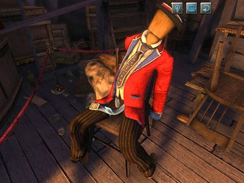 W zbliżeniu zabierz jego skórzany pas z przypiętą doń sakiewką - Wyeliminuj księcia Woodvillea | Finał w opuszczonym lunaparku - Testament Sherlocka Holmesa - poradnik do gry