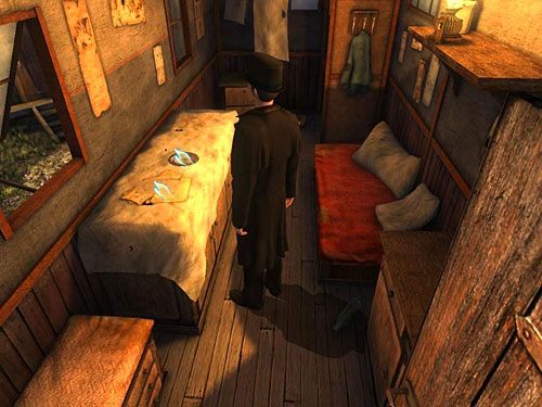 Zainteresuj się leżącymi na szafce po lewej kartkami - do Dokumentów trafi ulotka propagandowa - Wywab anarchistów z przyczepy | Finał w opuszczonym lunaparku - Testament Sherlocka Holmesa - poradnik do gry