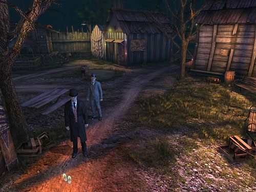 Maszeruj na główną drogę, którą udaj się na karuzelę (w przeciwną stronę niż wcześniej do budynku, w którym przebywał książę) - Dostań się do Nawiedzonego Domu | Finał w opuszczonym lunaparku - Testament Sherlocka Holmesa - poradnik do gry