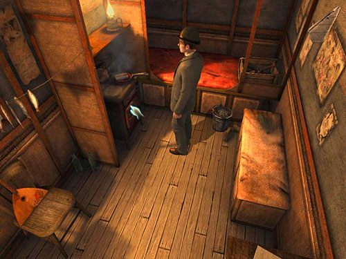 Otwórz przez nią drzwiczki pieca - Dostań się do warsztatu anarchistów | Finał w opuszczonym lunaparku - Testament Sherlocka Holmesa - poradnik do gry