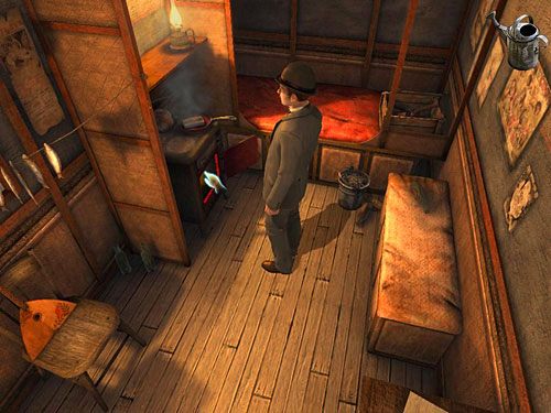 Po czym chluśnij do środka wodą z konewki - Dostań się do warsztatu anarchistów | Finał w opuszczonym lunaparku - Testament Sherlocka Holmesa - poradnik do gry