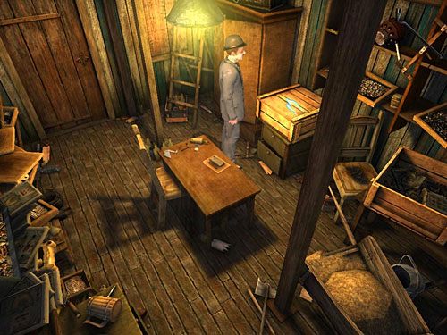 Otwórz nim zamkniętą jasną skrzynkę postawioną na szafce obok - Zrób bombę | Finał w opuszczonym lunaparku - Testament Sherlocka Holmesa - poradnik do gry