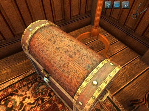 W zbliżeniu rozpraw się z jego kłódką za pomocą obcęgów - Otwórz gablotę z bronią | Finał w opuszczonym lunaparku - Testament Sherlocka Holmesa - poradnik do gry