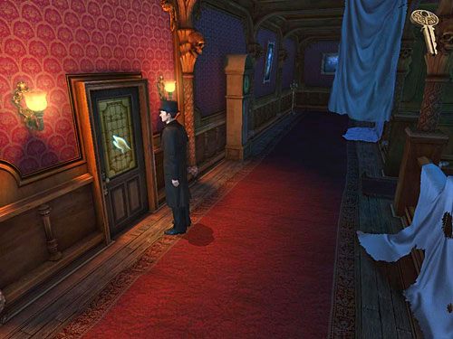 Maszeruj przed siebie, aż dotrzesz pod drzwi po tej stronie galerii - Skontaktuj się ze Scotland Yardem; Rozwiąż kwestię bomb | Finał w opuszczonym lunaparku - Testament Sherlocka Holmesa - poradnik do gry