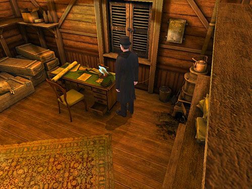 Wejdź do środka i skorzystaj ze stojącego na biurku telefonu - Skontaktuj się ze Scotland Yardem; Rozwiąż kwestię bomb | Finał w opuszczonym lunaparku - Testament Sherlocka Holmesa - poradnik do gry