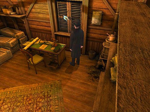 Po rozmowie z Lestradeem Holmes usłyszy rzucającego kulkami w okno Watsona - Skontaktuj się ze Scotland Yardem; Rozwiąż kwestię bomb | Finał w opuszczonym lunaparku - Testament Sherlocka Holmesa - poradnik do gry