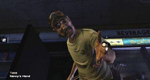 Niestety, Larry uderzy cię pozostawiając na pewną śmierć - 7 - Two Enter, One Leaves | Epizod I - A New Day | Solucja The Walking Dead - The Walking Dead - poradnik do gry