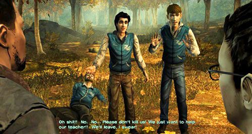 David, nauczyciel, wpadł we wnyki - 1 - Going Hungry | Epizod II - Starved for Help | Solucja The Walking Dead - The Walking Dead - poradnik do gry