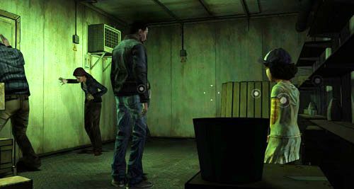 Dopiero po rozmowach możesz zacząć przyglądać się przedmiotom - 5 - Too Much Salt Will Kill You | Epizod II - Starved for Help - The Walking Dead - poradnik do gry