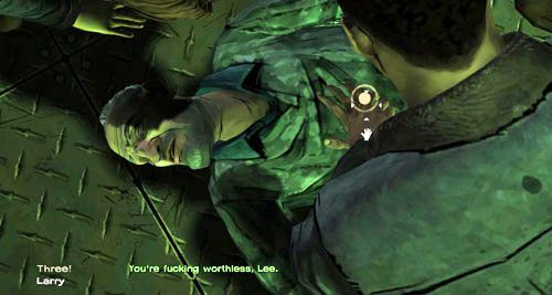 Spójrz w prawo i kliknij na Lilly (Help: Lilly) - 5 - Too Much Salt Will Kill You | Epizod II - Starved for Help - The Walking Dead - poradnik do gry