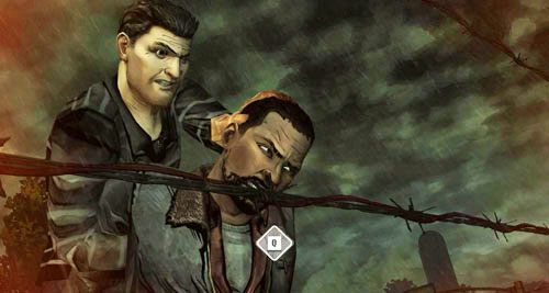 (3) Następnie zacznij wciskać pokazany na ekranie przycisk - 7 - You Fight Like A Dairy Farmer | Epizod II - Starved for Help - The Walking Dead - poradnik do gry