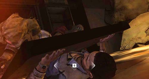 (2) Lee zostanie przygnieciony przez drzwi - 1 - Goodbye, She Quietly Says | Epizod III - Long Road Ahead | The Walking Dead - The Walking Dead - poradnik do gry