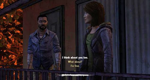 Rozmowa rozpocznie się automatycznie - 2 - Bad Blood | Epizod III - Long Road Ahead | Solucja The Walking Dead - The Walking Dead - poradnik do gry