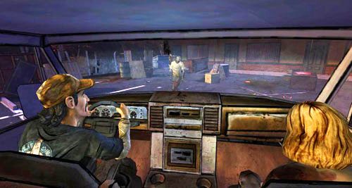 Po chwili Lilly wbiegnie do kampera i odjedziecie z tego miejsca - 3 - Hit the Road | Epizod III - Long Road Ahead | Solucja The Walking Dead - The Walking Dead - poradnik do gry
