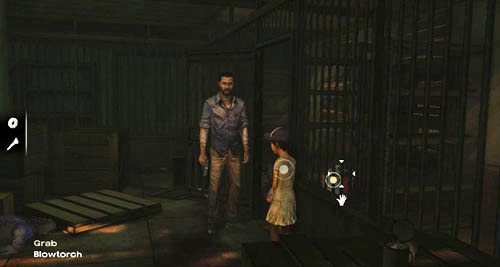 Następnie weź palnik (Grab: Blowtorch) - 6 - Unexpected Delay | Epizod III - Long Road Ahead | Solucja The Walking Dead - The Walking Dead - poradnik do gry