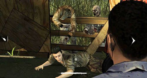 [TRUDNY WYBÓR #2] - 4 - Rock and a Hard Place - Poranek na farmie | Epizod I - A New Day - The Walking Dead - poradnik do gry