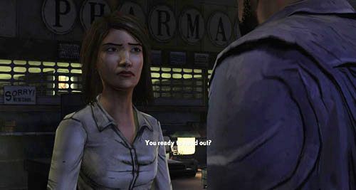 W tym momencie powinien odezwać się Glenn - 5 - Its Just One Bullet - Biuro | Epizod I - A New Day | The Walking Dead - The Walking Dead - poradnik do gry