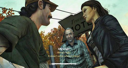 Jednak drugie pytanie będzie niezwykle ważne - 2 - Conversation Killer - Problem z jedzeniem | Epizod II - Starved for Help - The Walking Dead - poradnik do gry