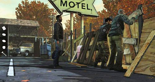 Idź dalej wzdłuż ogrodzenia - 2 - Conversation Killer - Problem z jedzeniem | Epizod II - Starved for Help - The Walking Dead - poradnik do gry