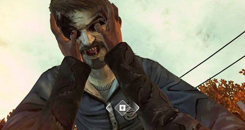 (4) Zombie rzuci się na ciebie - 2 - Conversation Killer - Andy i Danny | Epizod II - Starved for Help - The Walking Dead - poradnik do gry