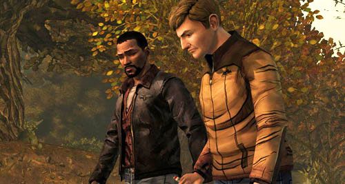 Jeśli Carley przeżyła, to podczas drogi do mleczarni zagadnie cię o konflikt w grupie pomiędzy Kennym a Lilly, a potem zapyta o morderstwo, którego dokonałeś przed wybuchem apokalipsy - 2 - Conversation Killer - Andy i Danny | Epizod II - Starved for Help - The Walking Dead - poradnik do gry