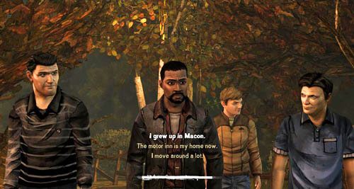 Potem kilka pytań zadadzą ci nowo poznani bracia - Andy i Danny - 2 - Conversation Killer - Andy i Danny | Epizod II - Starved for Help - The Walking Dead - poradnik do gry