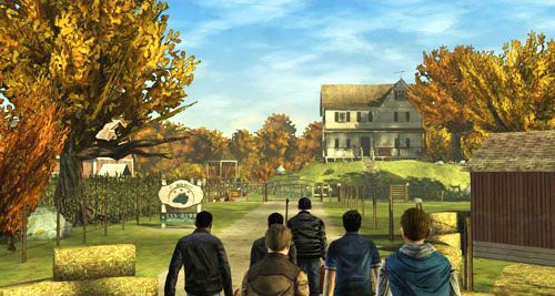 Rozdział zaczniesz od długiej rozmowy z Andym i Dannym - 3 - Thank you for shopping at Save Lots! - Przybycie i obchód | Epizod II - Starved for Help - The Walking Dead - poradnik do gry