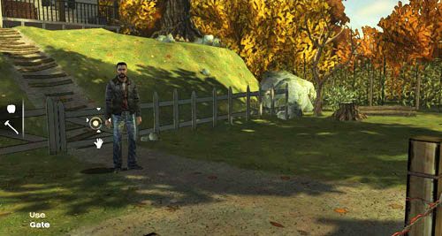 Wracając trzymaj się ostrego płotu, aż dojdziesz do małej bramy, którą otwórz (Use: Gate) - 3 - Thank you for shopping at Save Lots! - Przybycie i obchód | Epizod II - Starved for Help - The Walking Dead - poradnik do gry