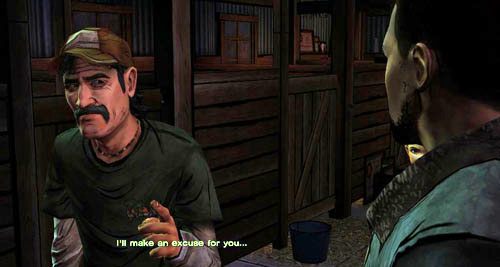 Podejdź do zamkniętych drzwi w stodole (Use: Door) - 3 - Thank you for shopping at Save Lots! - Tajemnica w stodole | Epizod II - Starved for Help - The Walking Dead - poradnik do gry