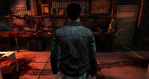 Po chwili Andy złapie cię na gorącym uczynku pytając, czy nie słyszałeś dzwonka na obiad - 3 - Thank you for shopping at Save Lots! - Tajemnica w stodole | Epizod II - Starved for Help - The Walking Dead - poradnik do gry