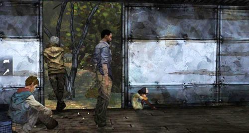 Jeśli będziesz próbował kogokolwiek zagadać, wszystkim powiesz, że idziesz do Kennyego, by zatrzymał pociąg - 5 - Handle It - Z Duckiem coraz gorzej | Epizod III - Long Road Ahead - The Walking Dead - poradnik do gry