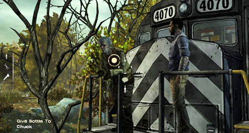 Teraz powróć do Chucka - 5 - Handle It - Rozmowa z Clementine | Epizod III - Long Road Ahead - The Walking Dead - poradnik do gry