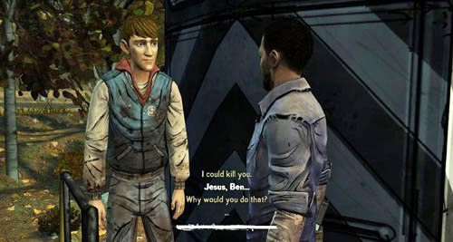 Udaj się do wagonu (Open: Boxcar Door) - 5 - Handle It - Rozmowa z Clementine | Epizod III - Long Road Ahead - The Walking Dead - poradnik do gry