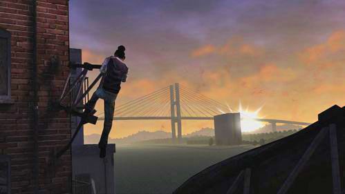 Czas na dalsze działania - jedyną możliwością jest przejście po metalowej konstrukcji zawieszonej nad ulicą - 5 - Going Alone | Epizod V - No Time Left | Solucja The Walking Dead - The Walking Dead - poradnik do gry