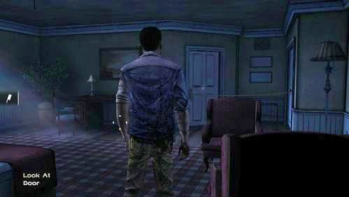 Wewnątrz zobaczysz kolejne drzwi, połączone sznurkiem z szafą - 6 - The Stranger | Epizod V - No Time Left | Solucja The Walking Dead - The Walking Dead - poradnik do gry