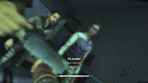 Powrót do żywych nie należy do najprzyjemniejszych - Lee słyszy głosy towarzyszy, według których coś musi być zrobione - 1 - The Morgue | Epizod V - No Time Left | Solucja The Walking Dead - The Walking Dead - poradnik do gry