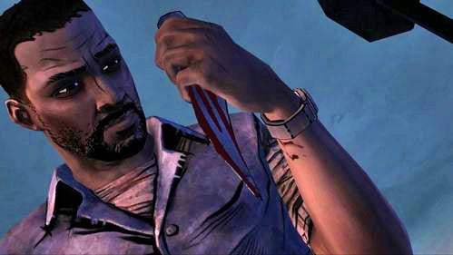 Lee postanawia przebić się do hotelu, dosłownie wycinając sobie drogę przez hordy zombie - 5 - The Gauntlet | Epizod V - No Time Left | Solucja The Walking Dead - The Walking Dead - poradnik do gry