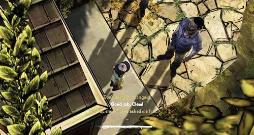 Ponieważ głowa psa odpadnie, bez problemu będziesz mógł wziąć obrożę - 1 - Georgias First City - Na zewnątrz | Epizod IV - Around Every Corner - The Walking Dead - poradnik do gry